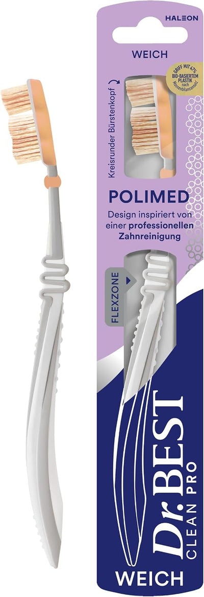 Dr.BEST Clean Pro POLIMED Furçë Dhëmbësh e Butë (Weich)