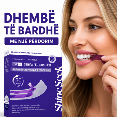 Shirita Zbardhues për Dhëmbë PAP+ — 14 Trajtime · 28 Shirita