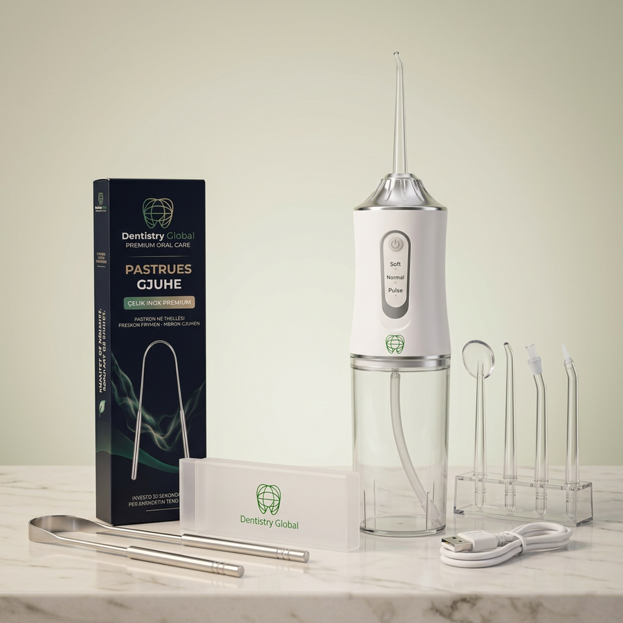 Kompleti Deep Clean Duo — Pastrues Premium dhe Water Flosser