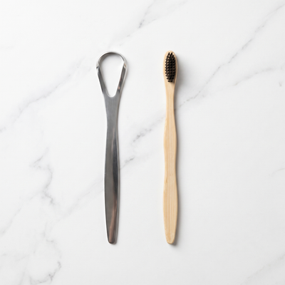 Kompleti Fillestar — Pastrues Gjuhe Classic & Furçë Bamboo