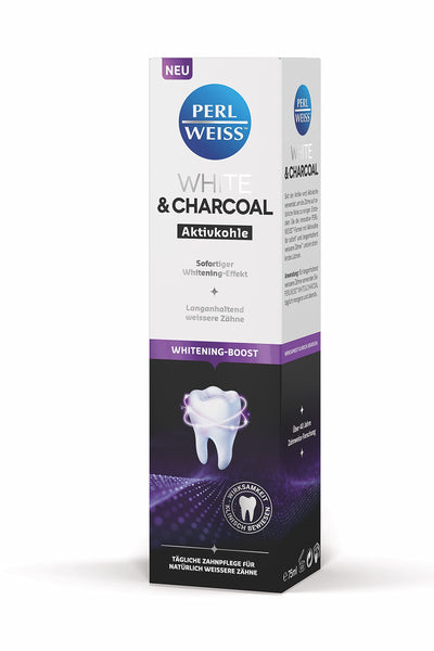 White & Charcoal Pastë Dhëmbësh me Karbon Aktiv 75ml
