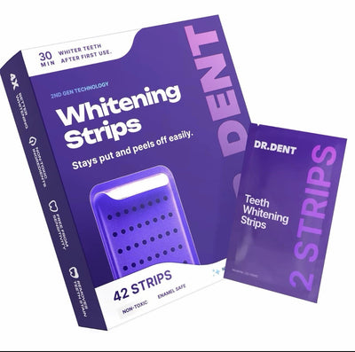 Dr. Dent Whitening Strips — Shirita Zbardhues, 42 copë