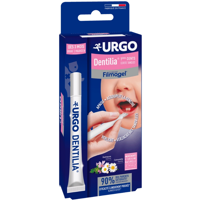 URGO Dentilia Filmogel 10ml - paketa origjinale për dhimbjen e dhëmbëve të bebes